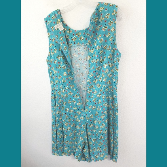 Compagnie Int'l Express Floral Sleeveless Romper - Picture 4 of 6